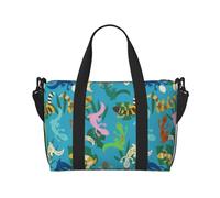 Bolsa de mano para portátil para mujer, trabajo - Lindo lagartijo Gecko Plant_B Bolsas de fin de semana para mujer, viajes, bolsa de gimnasio para mujeres y hombres, bolsas de viaje cruzadas para