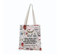 Bolsa de mano para programa de televisión, asesino en serie, regalo de terror, crimen, regalo de televisión, regalo para fanáticos mórbidos, U.mess Con, medium