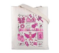 Bolsa de mano para sobrevivientes de cáncer de mama, regalos para sobrevivientes de cáncer de mama, regalos de apoyo para el cáncer, regalo para el cuidado del cáncer, bolsa de hombro para cáncer de