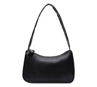 Bolsa de mano sólida con borlas para madre, gran capacidad, un hombro, bolsa de mano para hombre, Black, Talla única