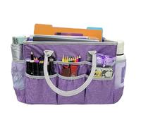 Bolsa de Manualidades - Organizador de Suministros para Manualidades | Estuche Impermeable con Bolsillos y Asas para Niños, Artistas, Maestros, Viajes, Escuela, Gimnasio, Actividades al