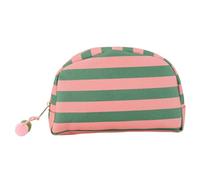 Bolsa de maquillaje a rayas de alta belleza dopamina bolsa de almacenamiento portátil de viaje simplicidad bolsa de inodoro, Estilo 1, 230.00x150.00x130.00mm, Casual