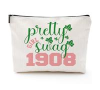 Bolsa de maquillaje afroamericana para bolso, bolsa de cosméticos afro negra para mujeres, regalo inspirador, pequeña bolsa de cosméticos divertida, estuches de viaje para artículos de tocador,