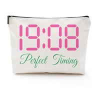 Bolsa de maquillaje afroamericana para bolso, bolsa de cosméticos afro negra para mujeres, regalo inspirador, pequeña bolsa de cosméticos divertida, estuches de viaje para artículos de tocador,