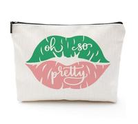 Bolsa de maquillaje afroamericana para bolso, bolsa de cosméticos afro negra para mujeres, regalo inspirador, pequeña bolsa de cosméticos divertida, estuches de viaje para artículos de tocador,