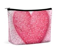 Bolsa de maquillaje, bolsas de cosméticos personalizadas para mujer, Amor romántico, 7.3cm L x 15cm W x 5.9cm H, Neceser
