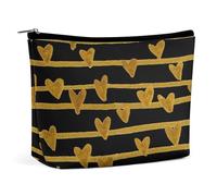 Bolsa de maquillaje, bolsas de cosméticos personalizadas para mujer, Amor vintage, 7.3cm L x 15cm W x 5.9cm H, Neceser