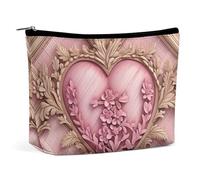 Bolsa de maquillaje, bolsas de cosméticos personalizadas para mujer, Amor vintage, 7.3cm L x 15cm W x 5.9cm H, Neceser