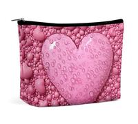 Bolsa de maquillaje, bolsas de cosméticos personalizadas para mujer, Burbujas de amor, 7.3cm L x 15cm W x 5.9cm H, Neceser de maquillaje