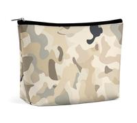 Bolsa de maquillaje, bolsas de cosméticos personalizadas para mujer, camouflage, 7.3cm L x 15cm W x 5.9cm H, Neceser de maquillaje