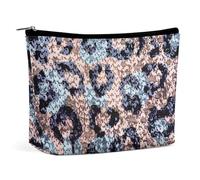 Bolsa de maquillaje, bolsas de cosméticos personalizadas para mujer, camouflage, 7.3cm L x 15cm W x 5.9cm H, Neceser de maquillaje