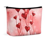 Bolsa de maquillaje, bolsas de cosméticos personalizadas para mujer, Dibujos animados lindo amor perezoso, 7.3cm L x 15cm W x 5.9cm H, Neceser