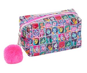 Bolsa de Maquillaje clásica de Disney Princesas y Villanos para niñas y Mujeres, Bolsa de cosméticos, Bolsa de artículos de tocador, Bolsas de Viaje, Estuche para lápices