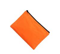 Bolsa de maquillaje con cremallera, bolsa de lona multicolores, multiusos, mini estuche de mano exquisito, Orange, as description, como se muestra en la