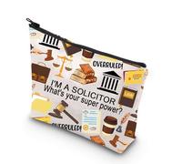 Bolsa de maquillaje con cremallera para abogado, regalo paralegal I'm A Solicitor What's Your Super Power Lawyer, Solicitor Reino Unido