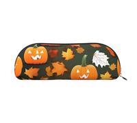 Bolsa de maquillaje con estampado de calabaza para el día de Acción de Gracias, bolsa de cosméticos, bolsa de almacenamiento de viaje, neceser de recepción, estuche para lápices, Feliz Día de Acción