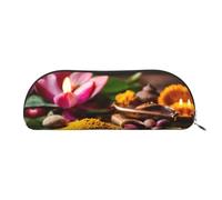 Bolsa de maquillaje con estampado de limón amarillo, bolsa de cosméticos, bolsa de almacenamiento de viaje, neceser de recepción, estuche para lápices, estuche para lápices, Condimentos Especias