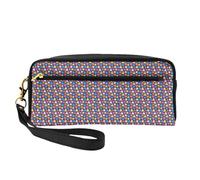 Bolsa de maquillaje con estampado de malas hierbas para mujer, bolsa de maquillaje para viaje, artículos de aseo personal, estuche de cosméticos para la escuela y la oficina