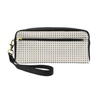 Bolsa de maquillaje con estampado de notas musicales para mujer, bolsa de viaje para artículos de aseo personal, estuche de cosméticos para la escuela y la oficina