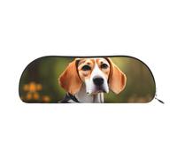 Bolsa de maquillaje con estampado de oso, bolsa de cosméticos, bolsa de almacenamiento de viaje, neceser de recepción, estuche para lápices, estuche para lápices, Perro Beagle, Talla única