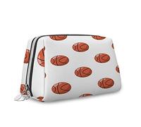 Bolsa de maquillaje con estampado egipcio, bolsa de cosméticos, personajes de dibujos animados, historia de la arqueología, organizador de cuero, bolsa de maquillaje reutilizable, marrón multicolor,