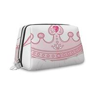 Bolsa de maquillaje con estampado egipcio, bolsa de cosméticos, personajes de dibujos animados, historia de la arqueología, organizador de cuero, bolsa de maquillaje reutilizable, marrón multicolor,