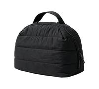 Bolsa de Maquillaje con Estuche cosmético y Resistente, Black | Almacenamiento de cosméticos resistente desgaste con múltiples compartimentos para maquillaje de viaje y rutina