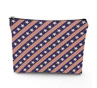 Bolsa de maquillaje con temática de circo, bolsa de maquillaje, bolsa de cosméticos, paisaje de instalaciones de circo en diseño plano, bolsa de maquillaje de lino, gran regalo para viajes,