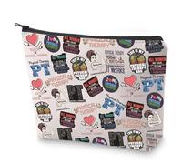 Bolsa de maquillaje con texto en inglés "I Love My Physical Therapist", regalo de agradecimiento para fisioterapeuta, I Love My Physical Therapist