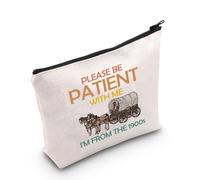 Bolsa de maquillaje con texto en inglés "Please Be Patient with Me I'm from The 1900s - Regalo para amantes de los videojuegos, Bolsa para pacientes eu, Bolsa de cosméticos con impresión