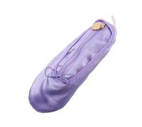 Bolsa de maquillaje creativa inspirada en zapatos de ballet, bolsa de cosméticos portátil multifuncional con ranuras para lápiz labial/delineador de ojos, doble uso como estuche para lápices y