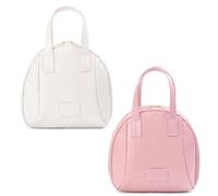 Bolsa De Maquillaje De 2 Piezas, Bolsa De Maquillaje De Mano Simple De Color Sólido, Bolsa De Almacenamiento De Organización De Mujeres Y Una Conveniente Bolsa De Maquillaje De Viaje.