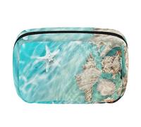 Bolsa de maquillaje de animales del bosque, árboles de patas, bolsa de cosméticos, bolsa de viaje, organizador de accesorios para mujer, Multicolor 9, 17.5x7x10.5cm/6.9x4.1x2.8in