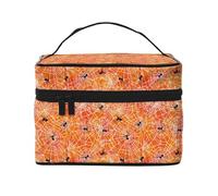 Bolsa de maquillaje de araña, bonitas bolsas de cosméticos para mujer, bolsa de aseo personal, bolsa organizadora de maquillaje de viaje grande