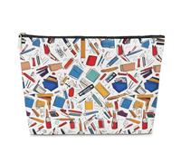 Bolsa de maquillaje de bienvenida para el regreso a clases, regalo para profesora, hija, estudiante, educadora, semana del profesor, graduación, cumpleaños, vacaciones, primer día de escuela y regalo