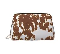 Bolsa de maquillaje de cuero dorado - 5c762f1816e2df05ad7ebf5f2c76df1 Bolsas de cosméticos de viaje impresas, organizador de artículos de aseo portátil, bolsa con cremallera para uso diario, Gold