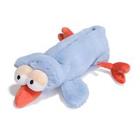 Bolsa de Maquillaje de Felpa de Cómic Cultural - Versátil Bolsa de Cosméticos Suave para Mujer, Gran Neceser de Viaje, Bonito Estuche de lápices, Idea de Regalo, Ganso Blanco