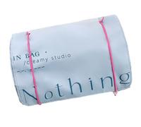 Bolsa de maquillaje de gran capacidad, desmontable, enrollable, soporte para brochas de aseo de gran capacidad, neceser de viaje, azul claro, Mass Beauty