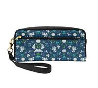 Bolsa de maquillaje de hierba y paloma, bolsa de cosméticos de viaje, bolsas de maquillaje para mujer, estuche organizador de maquillaje, artículos esenciales de viaje, Black, Talla única, Neceser de