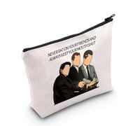 Bolsa de maquillaje de la película de gángsteres, Jimmy Conway, regalos Never Rat On Your Friends and Always Keep Your Mouth Shut Mob Movie con cremallera, Never Rat Uk