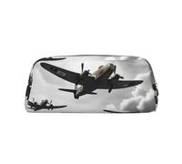 Bolsa de Maquillaje de la Segunda Guerra Mundial para Mujeres y Hombres, Neceser de Viaje, Monedero estético, Estuche Grande para lápices.