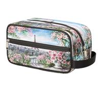 Bolsa de maquillaje de la Torre Eiffel para mujeres, hombres, niños y niñas, bolsa de lavado de la Torre Eiffel de París, bolsa de aseo de viaje, artículos de tocador, organizador de cosméticos, bolsa