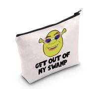 Bolsa de maquillaje de Monster Movie Green Monster Fans Gift Get Out of My Swamp. Bolsa de cosméticos, My Swamp Uk, 0 unidades