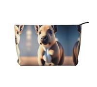 Bolsa de Maquillaje de Pana Ultra HD Creatures con Forro Resistente para Viajes y Uso Diario