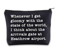 Bolsa de maquillaje de película de amor, regalos inspirados en la película de amor, regalos de David el primer ministro, bolsa con cremallera, Whenever I Uk