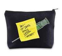 Bolsa de maquillaje de película de terror de los años 80, regalos para fanáticos de Herbert, regalos de gato muerto, regalos posteriores, película de terror con cremallera, Cat Dead Reino Unido