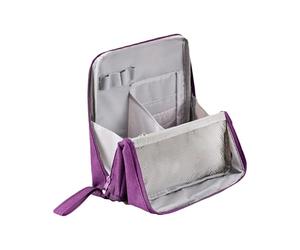 Bolsa de maquillaje de pie, bolsa de cosméticos, organizador de papelería, gran capacidad, almacenamiento para el cuidado de la piel, artículos de tocador de gran capacidad, artículos de tocador de