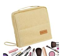 Bolsa de Maquillaje de Pie Estuche De Almacenamiento De Apertura Total