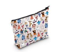 Bolsa de maquillaje de reno de nariz roja, regalos Hermey, regalos de reno de nariz roja, regalos de elfo Hermey, Ciervo león Reino Unido