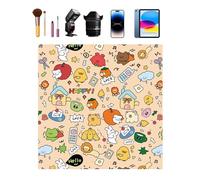 Bolsa de maquillaje de tela autoadhesiva, bolsa de almacenamiento de tela autoadhesiva, organizador de viaje de tela autoadhesiva, pequeña bolsa de aseo de belleza, paño de limpieza para, Medium, ver